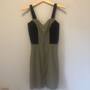 Color Blocked Zip Dress - NWT